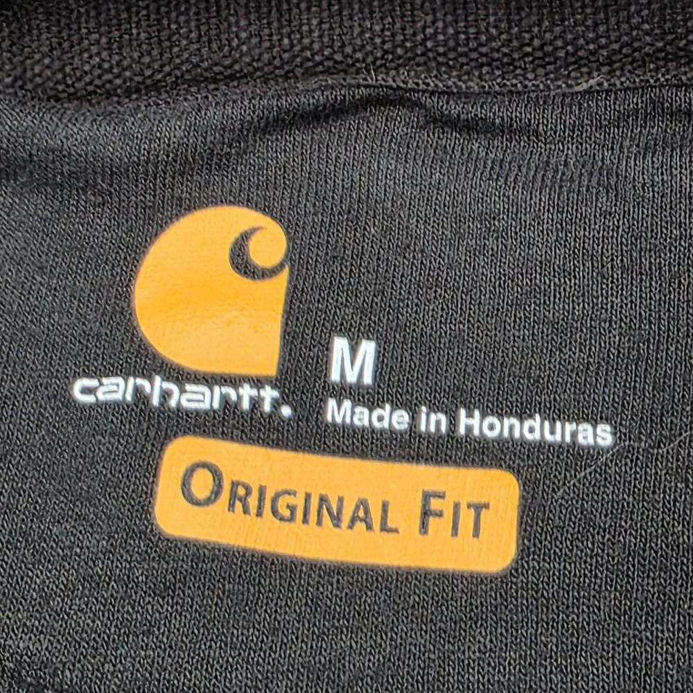 Carhartt K121 FedEx Freight Hoodie Men's Medium Regular Black Workwear Pullover - Picture 3 of 6